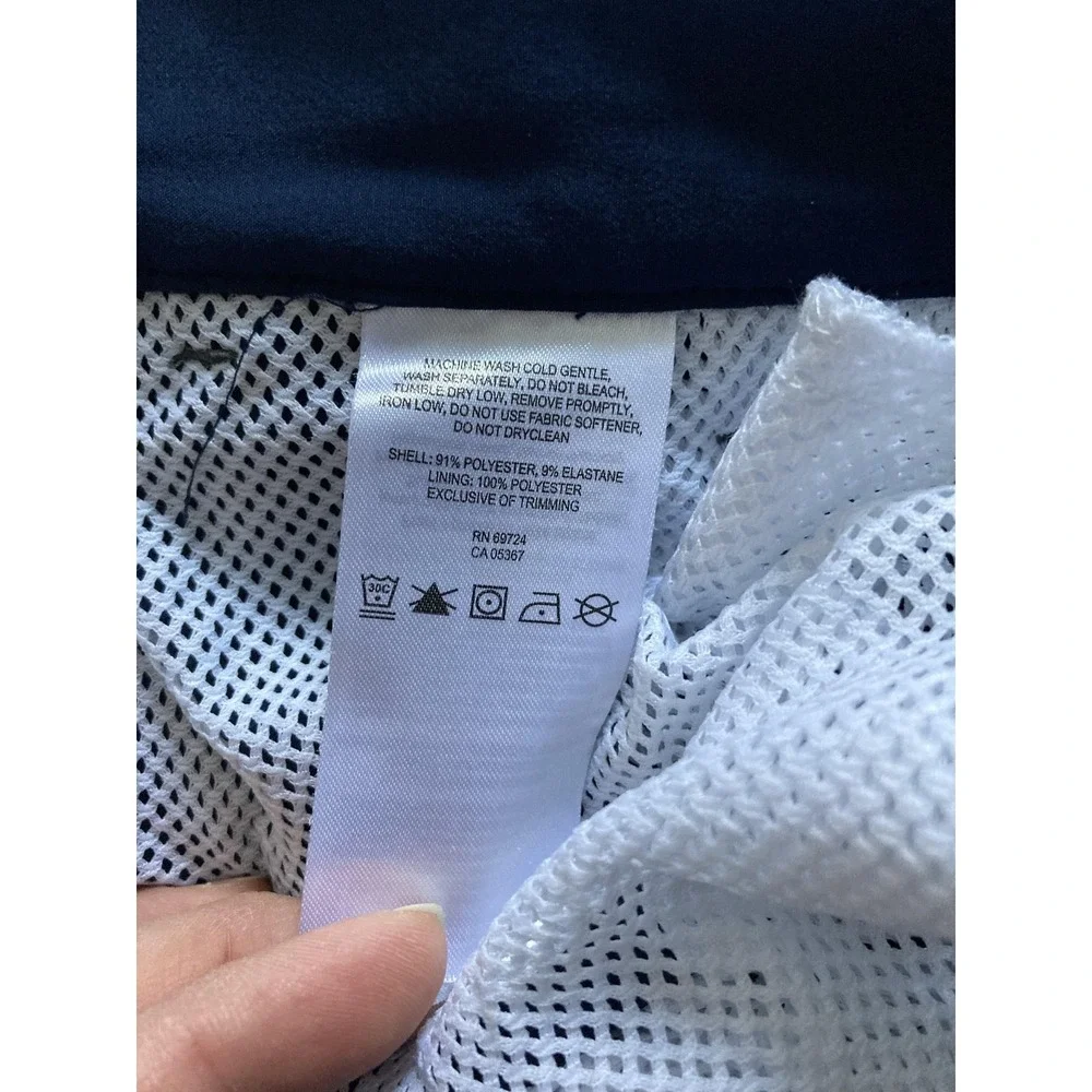 Columbia PFG Shorts Mens 42x10 Blue Omni-Shield Fishing Water Resistant Stretch
